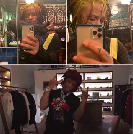 Trippi Redd's Dressing Room, And iPhone 11 Pro-Max